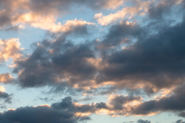 
dark sky with clouds in bad weather