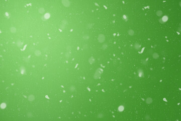 Green snowy Christmas design for wallpaper and advertising. Christmas concept for publicity.