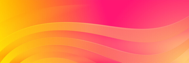 Modern minimal orange background design. Abstract orange banner vector illustration. Yellow orange vector abstract graphic design. Banner Pattern background template.