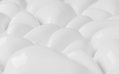 Soft and fluffy fabric, 3d rendering.