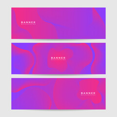 Purple vibrant vivid banner background. Vector abstract graphic design banner pattern background template.