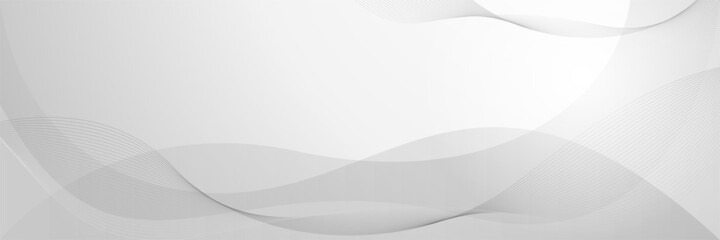 Modern white gray abstract web banner background creative design. Vector abstract graphic design banner pattern background template.