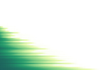 緑の階段状の帯背景イラスト