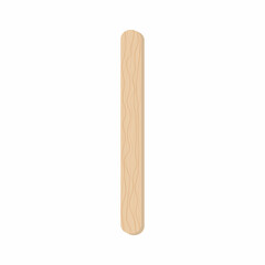 Ice cream wooden sticks flat vector illustrations set. Ecological material. Eco friendly food accesories isolated cliparts on white background. Medical wood tongue depressors collection