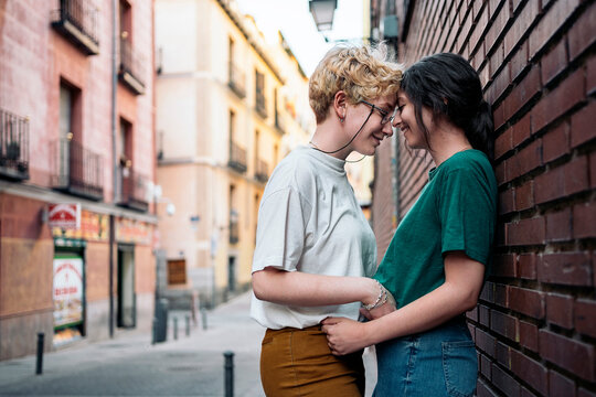 Lesbian Couple In The Intimate Moment