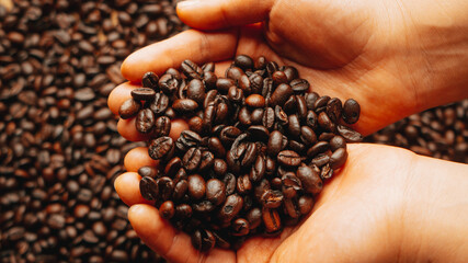 roasted coffee beans