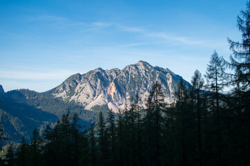snow covered mountains