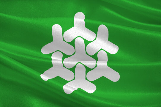 Flag of Dronten in the central Netherlands