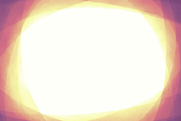 絵本のような暖かい感じの紫のフレームイラスト手描き水彩風