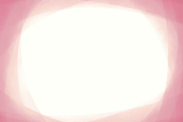 絵本のような暖かい感じのピンクのフレームイラスト手描き水彩風