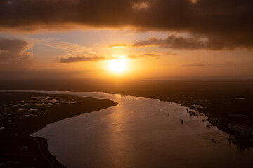 Luftaufnahme Norddeutschland