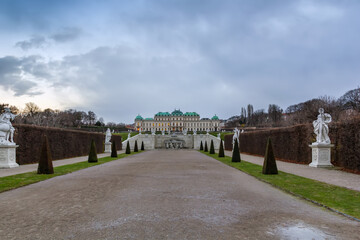 Upper Belvedere palace. Vienna, Austria