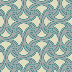 Full seamless vintage shapes pattern texture vector for decoration. Ornamental design for textile fabric print and wallpaper. For fashion and home design.