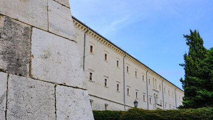 View of Montecassino Abbey, Cassino, Latium, Italy