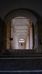 View of Montecassino Abbey, Cassino, Latium, Italy