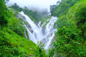 Fototapeta na wymiar Natural waterfall