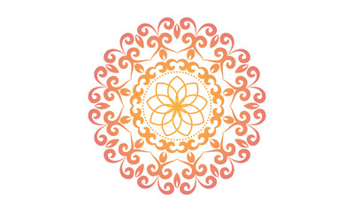luxury Indian mandala design ornamental beautiful background in historical traditional Muslim and Indian style vector Template