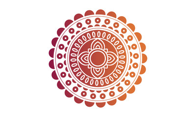 luxury Indian mandala design ornamental beautiful background in historical traditional Muslim and Indian style vector Template