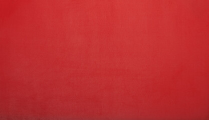 Red soft velvet textile background