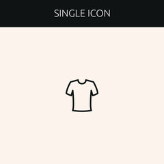 t shirt black icon with clear background