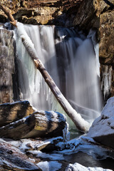 Kilgore falls is a small waterfall found along a small stream namedFalling Branch located in Harford County Maryland.