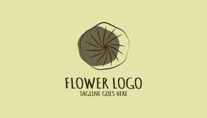 Flower floral logo design. Aesthetic line art flower logo vector for beauty care, skin care, spa, yoga, boutique, women fashion, feminine, wedding, hotel and beauty clinic treatment.
