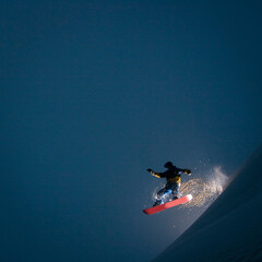 snowboard and freeride on dolomites and snowpark