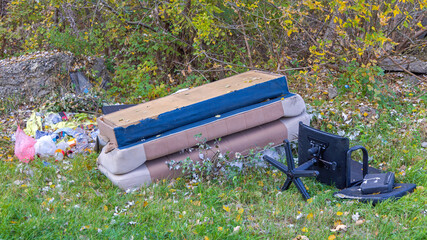 Illegal Furniture Dump Site
