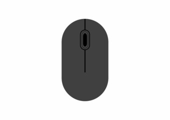 modern wireless computer mouse icon vector