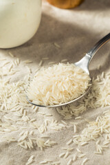 Dry White Organic Basmati Rice