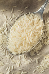 Dry White Organic Basmati Rice