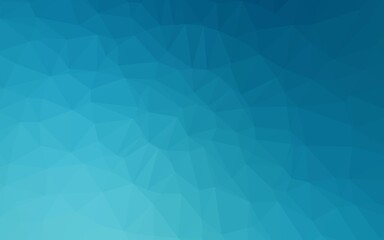 Light BLUE vector polygon abstract background.