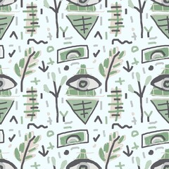 Abstract seamless pattern, artwork, suitable for the design of fabric, wallpaper, wrapping paper