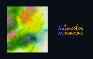 Abstract watercolor background design 