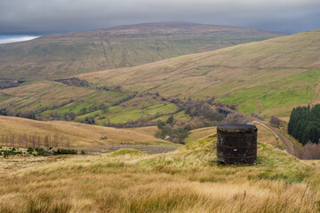 Blea moor and Dent Head in the Yorkshire Dales