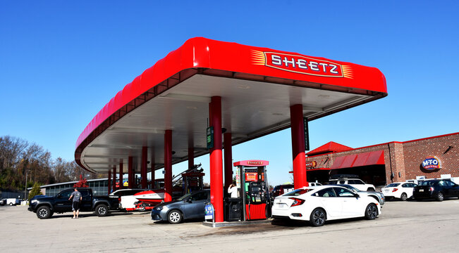 Sheetz Gas Station, Manassas, Virginia, USA