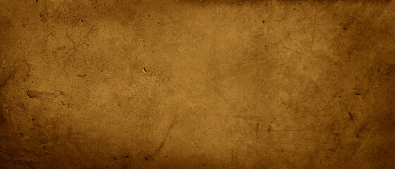 Brown textured wide concrete stone wall background