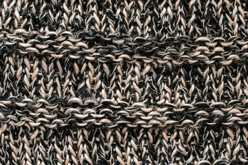 Knitting wool texture background. Woolen handmade knitted clothes texture.