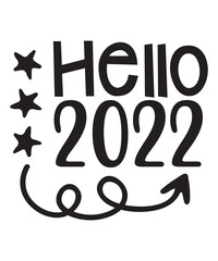 Happy New Year SVG Bundle, Bundle DXF PNG jpeg, New Year's Eve Quote, Cheers 2022 Saying, New Year Ornaments svg, New Year Sublimation png