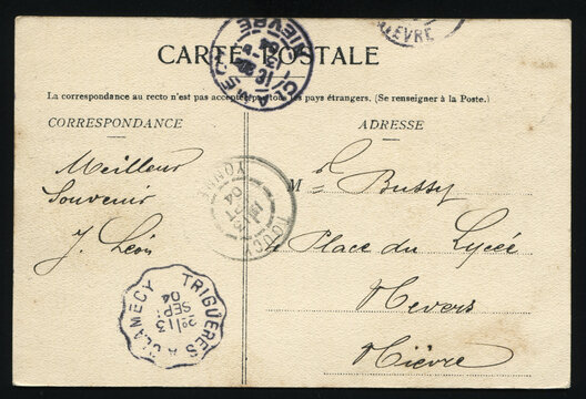 old French postcard