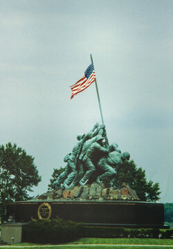 Marine Corps War Memorial In 70's