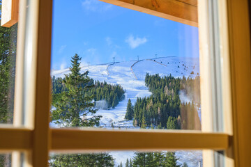 Winterhütte, Skiurlaub