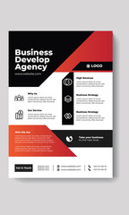 Professional modern corporate flyer template