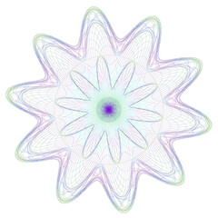 Watermark.Watermark pattern , Watermark banknote pattern. Banknotes check guilloche lines texture, secure waves patterns and passport paper. Currency banknote guilloche, security certificate watermark