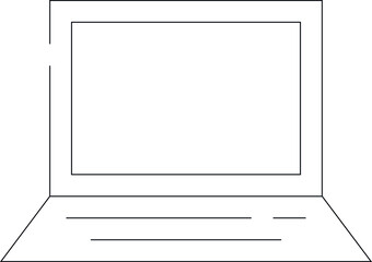 electronics and appliances icons laptop and screen
