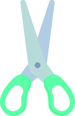education icons scissor and cutting