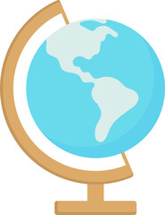 education icons earth globe and planet