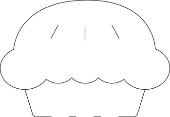 easter icons cake and muffin