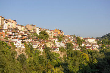 Fototapeta na wymiar View of the old town of Veliko Tarnovo, Bulgaria