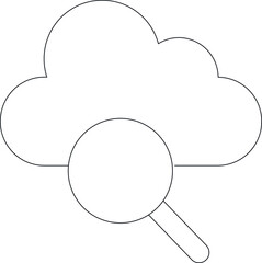 digital marketing icons network and data